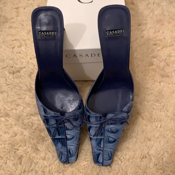 Casadei Shoes - Casadei Horn Bleu
